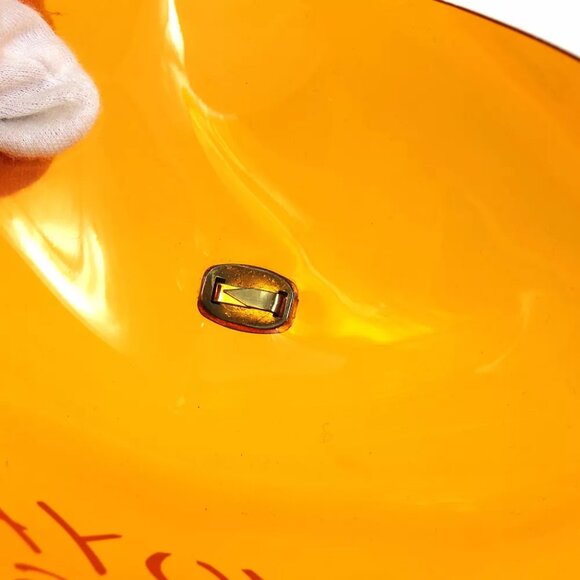 Hermes Orange Vinyl Kelly Beach Handbag SOUVENIR DE L'EXPOSITION 1998 91375 - Picture 5 of 12